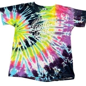 Santa Cruz Skateboards Kids Tie-Dye T-Shirt